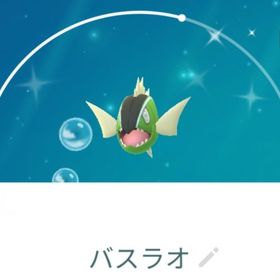 7829【PTC】在庫処分！国産！色違いバスラオ しろすじ | ポケモンGOのアカウントデータ、RMTの販売・買取一覧