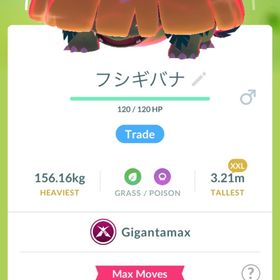 🥇XXLサイズ🥇キョダイマックス フシギバナXXL | ポケモンGOのアカウントデータ、RMTの販売・買取一覧