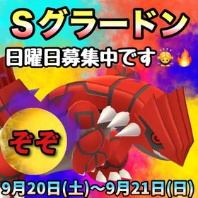 【日曜日受付中🔥】Sグラードンレイド代行します‼🤗✨ | ポケモンGOの代行、RMTの販売・買取一覧