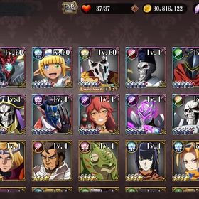 ☆星5多数所持！☠️ | オバマス(MASS FOR THE DEAD)のアカウントデータ、RMTの販売・買取一覧