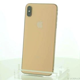 【中古】Apple(アップル) iPhoneXS Max 64GB ゴールド MT6T2J／A SoftBank 【262-ud】