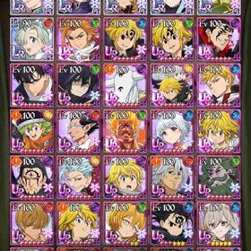 このすばコンプ 総合等級650万 魔神パ女神パ作成可能 コラボキャラ多数 | グラクロのアカウントデータ、RMTの販売・買取一覧