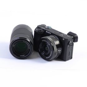 ソニー(SONY)の【中古】(ソニー) SONY ILCE-6400Y B ダブルズームレンズキツト(コンパクトデジタルカメラ)