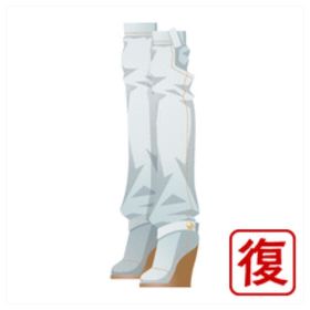 ガルショ GREE【デニムニーハイブーツ(ブリーチ)】 | ガルショのアイテム、RMTの販売・買取一覧