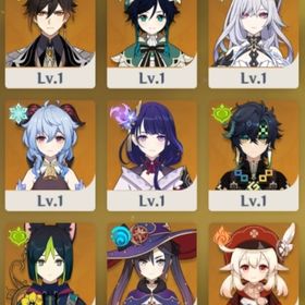 レベル7希少初期垢⭐5×10スカーク、キィニチ、雷電将軍、鍾離、ウェンティ、甘雨、クレー、息災など | 原神のアカウントデータ、RMTの販売・買取一覧