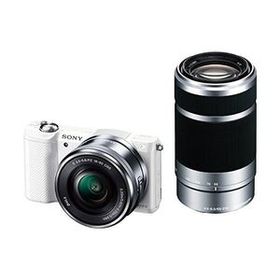 中古 1年保証 美品 SONY α5000 ダブルズームレンズキット ホワイト [ILCE-5000Y]