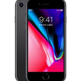 iPhone8[256GB] SIMロック解除 docomo スペースグレイ【安心保…