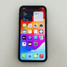 iPhone XR 64GB ブラック / A2106 / au版 / simロック解除済み / 白ロム