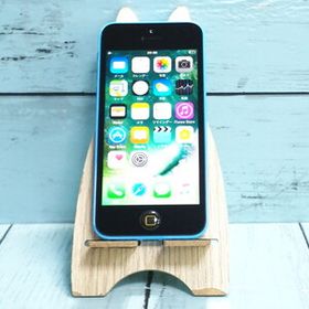 au iPhone5c 16GB ブルー 本体 白ロム 013215