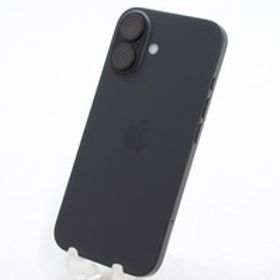 [中古]SIMフリー Apple iPhone16 128GB ブラック A3286 MYDQ3J/A