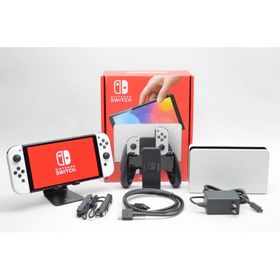 [中古]Nintendo Switch 有機ELモデル ホワイト HEG-S-KAAAA 外観ランクB