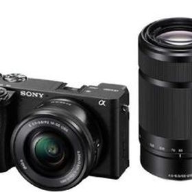 2021年8月1日購入 新品 ソニー SONY ミラーレス一眼カメラα6400 ダブルズームレンズキット ILCE-6400Y-B ブラック インスタ ツイッター