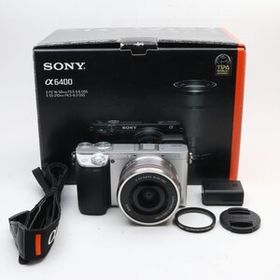 SONY(ソニー) APS-C ミラーレス一眼カメラ α6400 パワーズームレンズキット(同梱レンズ:SELP1650) シルバー ILCE-6400L S