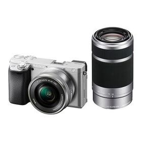 中古 1年保証 美品 SONY α6400 ダブルズームレンズキット 16-50mm + 55-210mm シルバー [ILCE-6400Y]