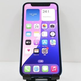 iPhone12 mini 128GB au ブルー 送料無料 即決 本体 c09486