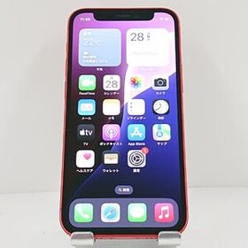 iPhone12 mini 64GB SIMフリー レッド 送料無料 即決 本体 c11926