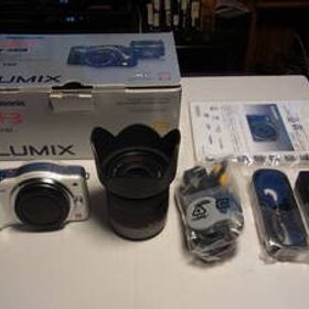 ★Panasonic LUMIX DMC-GF3 14-42㎜ ズームレンズ ホワイト ショット回数4800回★