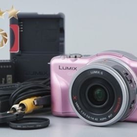 【中古】Panasonic パナソニック LUMIX DMC-GF3X 電動ズームレンズキット フェアリーピンク シャッター回数僅少