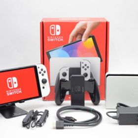 [中古]Nintendo Switch 有機ELモデル ホワイト HEG-S-KAAAA 外観ランクB