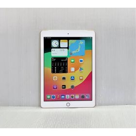 中古 Apple iPad 第6世代 Wi-Fi + Cellular 32GB ゴールド MRM02J/A SIMフリー /難あり品