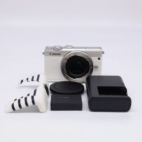 ★良品★ CANON キヤノン EOS M100 ボディ ホワイト(ミラーレス一眼)