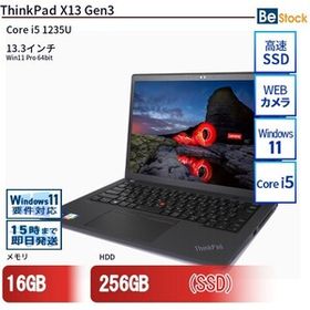 中古 ノートパソコン Lenovo レノボ ThinkPad X13 Gen3 21BQS0P000 Core i5 メモリ：16GB 6ヶ月保証