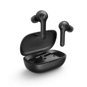 【中古】 Anker Soundcore Life P2（完全ワイヤレスイヤホン Bluetooth 5.0）【IPX7防水規格 / 最大40時間音楽再生 / cVc8.0ノイズキャンセリング / グラフェン採用ドライバー/Qualcomm aptX / PSE技術基準適合】ブラック