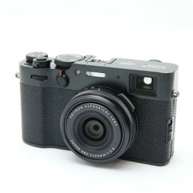 【中古】 《並品》 FUJIFILM X100V ブラック 【フロントリング・モニター・上カバー・内部基板部品交換/各部点検済】 [ デジタルカメラ ]