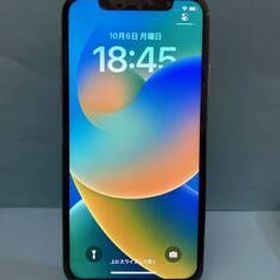 【修理済み】iPhone X シルバー 64GB SIMロック解除済み（元au◯）パネルとバッテリー交換したばかり 各側面に微細キズ多数