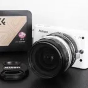 Nikon 1 J1 ミラーレスカメラ ニコン28mm単焦点オールドレンズ