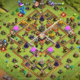 ♨️ TH11 ♨️ セミマックス ✅ LV 89 ✅ 5 ビルダー ✅ LV 48 クイーンチェック✅画像!✅ 正規垢 アカウント！✅