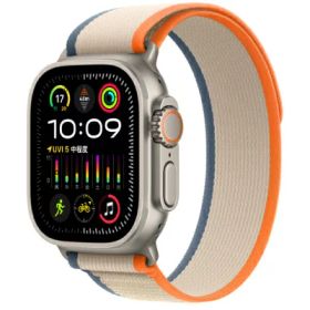 Apple Apple Watch Ultra2 49mm GPS+Cellularモデル MRF23J/A A2986【ナチュラルチタニウムケース/オレンジ ベージュトレイルループ】 [中古] 【当社3ヶ月間保証】 イオシス