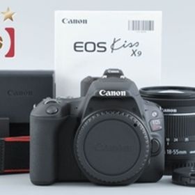 【中古】Canon キヤノン EOS Kiss X9 EF-S 18-55 IS STM レンズキット ブラック シャッター回数僅少