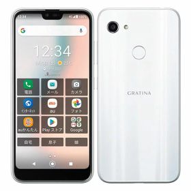 【中古】【安心保証】 GRATINA KYV48[32GB] au ホワイト