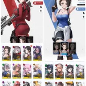 北アメリカ | LV:6 | ジル・バレンタイン+エイダ+リトル・マーメイド+リター+シンデレラ+アニス:SS+ヴェスティ:TU+ティア+... |#nn49