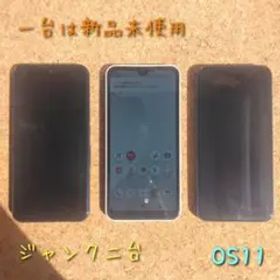 新品未使用1台 ジャンク2台 docomo F-51B ホワイト ネイビー