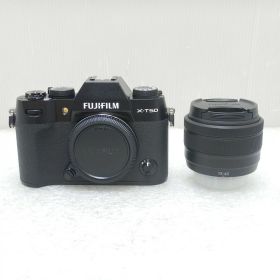 【中古 Aランク】FUJIFILM 富士フィルム X-T50 XC15-45mm F3.5-5.6 OIS PZ レンズキット ブラック ミラーレス デジタル一眼カメラ Xマウント シャッター回数約10700回 撮像素子APS-Cサイズ