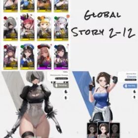 海外 | LV:6 | 2b +ジル・バレンタイン+エイダ+ティア+アリス+アニス:SS+クエンシー:EQ+... |#nn43