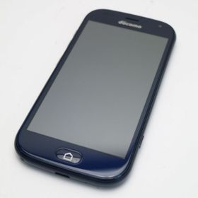 フジツウ(富士通)の新品同様 F-42A らくらくスマートフォン ネイビー M000(スマートフォン本体)