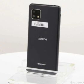【中古】SHARP(シャープ) AQUOS sense4 lite 64GB ブラック ZKME2002BK 楽天 SIMフリー 【352-ud】