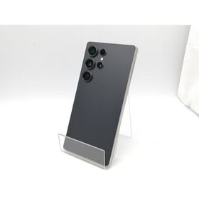 【中古】SAMSUNG SoftBank 【SIMフリー】 Galaxy S25 Ultra チタニウムブラック 12GB 256GB SCSBD2【ECセンター】保証期間１ヶ月【ランクA】