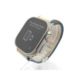 【中古】Apple Apple Watch Ultra2 49mm Cellular チタニウムケース/オレンジ/ベージュトレイルループ(M/L) MRF23J/A【ECセンター】保証期間１ヶ月【ランクA】