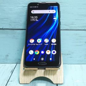 au AQUOS sense2 SHV43 Nuance Black 本体 白ロム SIMロック解除済み SIMフリー 781722