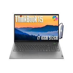 Lenovo ThinkBook 15 Gen 4 Business Laptop (15.6" FHD, 12th Gen Intel 10-Core i7-1255U, 16GB RAM, 512GB SSD), 1080p Webcam, Fingerprint, IST SD Card, W