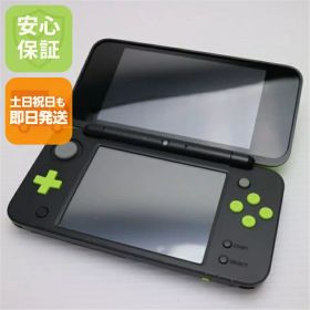【中古】 美品 NEWニンテンドー2DS LL ブラック×ライム 安心保証 即日発送 2DS NINTENDO 本体 土日祝発送OK