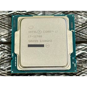 インテル(intel)の美品 Intel Core i7 11700 LGA1200 8コア 正常動作品(PCパーツ)
