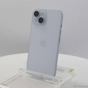 〔中古〕Apple(アップル) iPhone15 128GB ブルー 3M420J／A SIMフリー〔352-ud〕