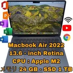 Macbook Air M2 | 24GB | 1000GB - 2022モデル
