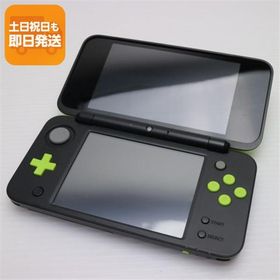 美品 NEWニンテンドー2DS LL ブラック×ライム 即日発送 2DS NINTENDO 本体 あすつく 土日祝発送OK