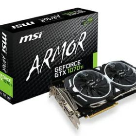 【中古】 MSI GeForce GTX 1070 Ti ARMOR 8G グラフィックスボード VD6491